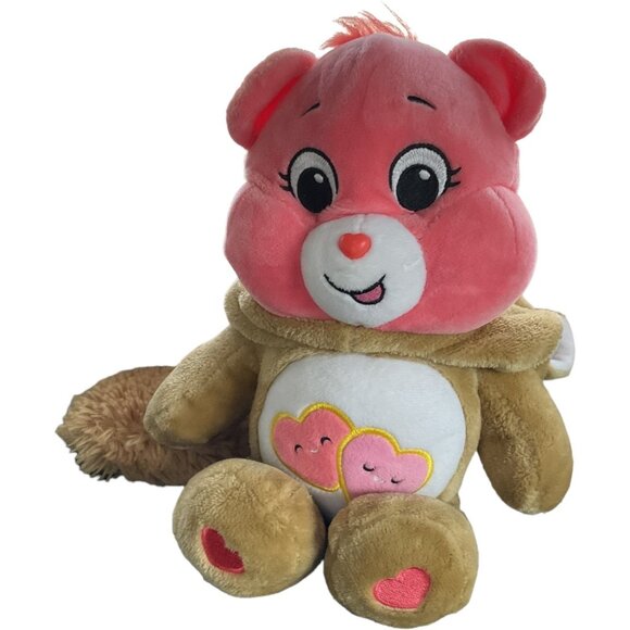 Care Bears Love-A-Lot Bear Fox Hoodie Plush 12" Stuffed Animal - Picture 2 of 5